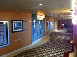 The Buena Vista theater on the Disney Wonder
