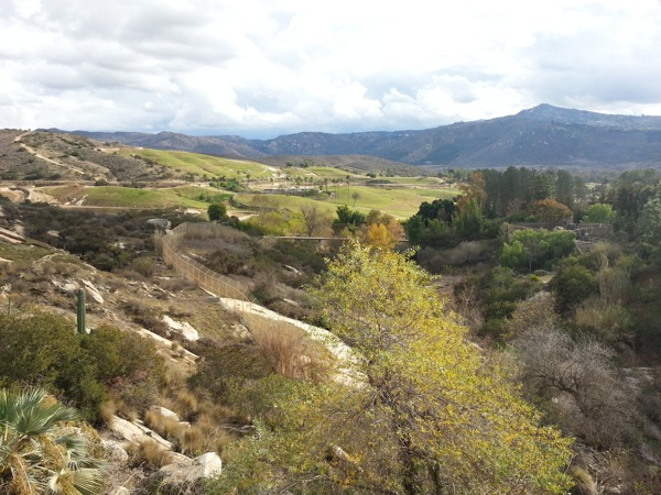 One of the Safari Park's valleys