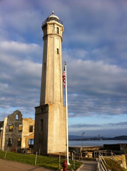 The lighthouse on Alcatraz